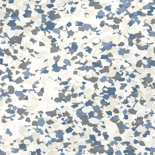 Tidal Wave FB-807 flake swatch: mostly whites and light grays with soft slate-blue chips
