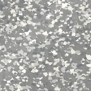 Timberwolf FB-909 flake swatch: neutral mid gray with lighter grays and a little white, no black