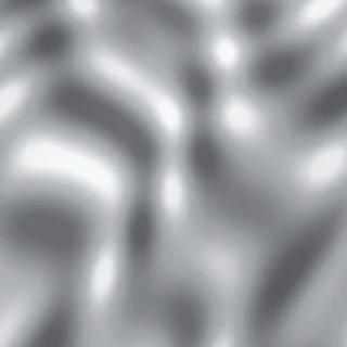 Metallic Silver #101 metallic swatch: bright silver pearl swirls over a mid gray, with light and dark silver movement